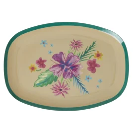 Bandeja/Plato  Melamina Flores