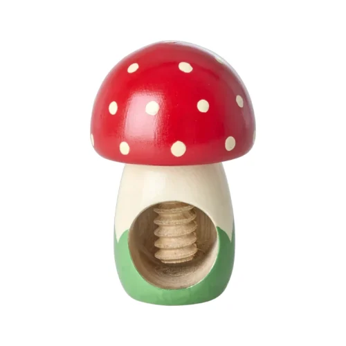 Cascanueces de Madera – Champiñón Rojo