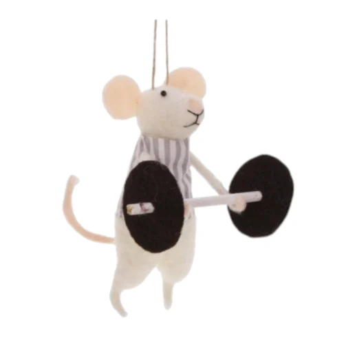 Ratón Culturista Fieltro
