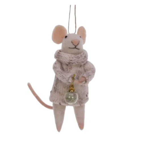 Ratón c/Bola de Navidad