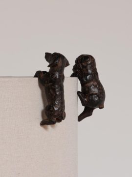 S/2 Perros Decorativos para Colgar