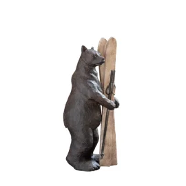 Oso con Esquís
